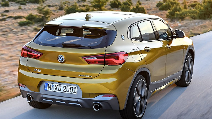 BMW X2 Arrière